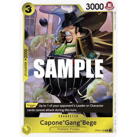 OPCG [OP04-100 R] Capone"Gang"Bege