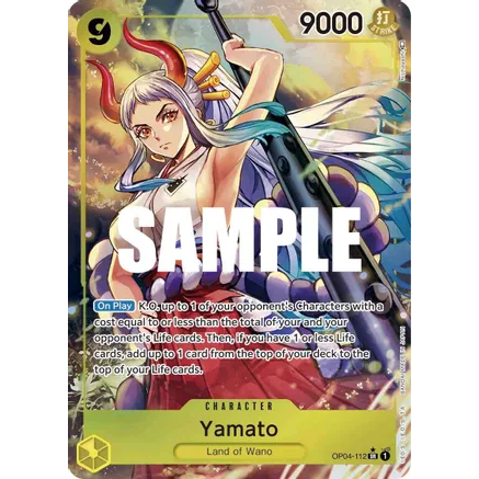 OPCG [OP04-112 SR] Yamato (Alternate Art)