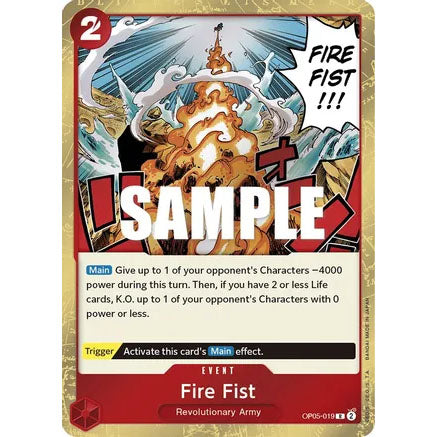 OPCG [OP05-019 R] Fire Fist
