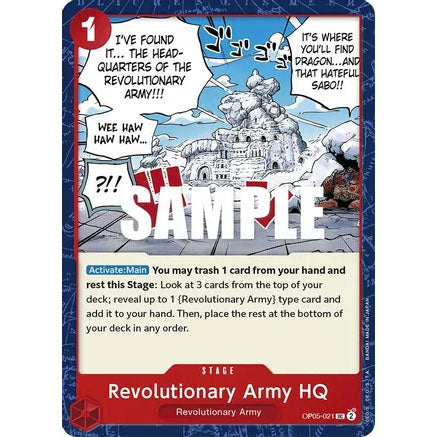 OPCG [OP05-021 UC] Revolutionary Army HQ