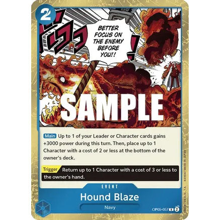 OPCG [OP05-057 R] Hound Blaze