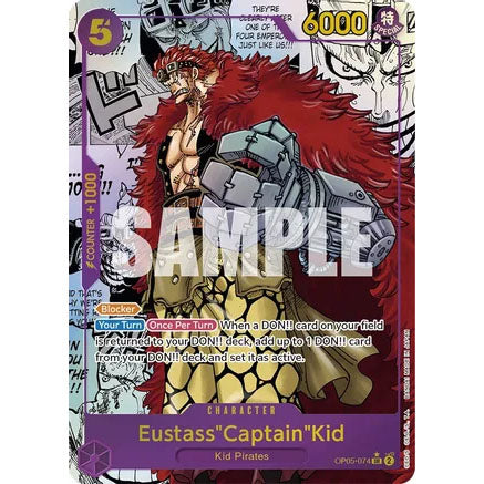 OPCG [OP05-074 SR] Eustass"Captain"Kid (Manga)