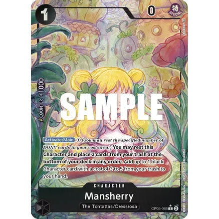OPCG [OP05-088 R] Mansherry (Alternate Art)