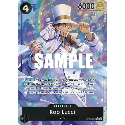 OPCG [OP05-093 SR] Rob Lucci (Alternate Art)