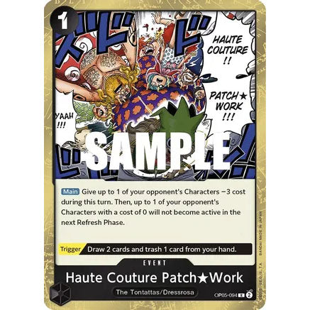 OPCG [OP05-094 R] Haute Couture Patch Work