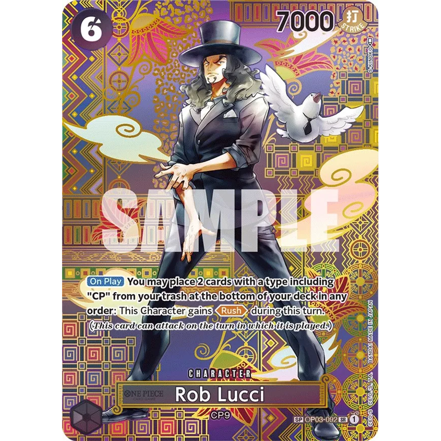 OPCG [OP05-OP03-092 SR] Rob Lucci (SP)