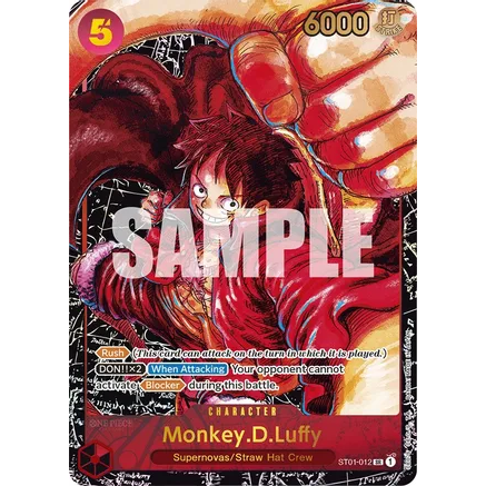 OPCG [OP05-ST01-012 SR] Monkey.D.Luffy (Alternate Art)