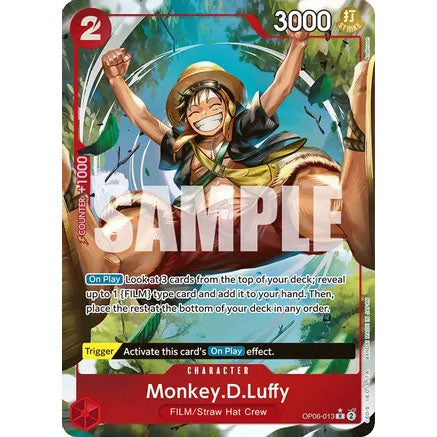 OPCG [OP06-013 R] Monkey.D.Luffy (Alternate Art)