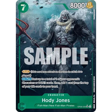 OPCG [OP06-035 SR] Hody Jones (Alternate Art)