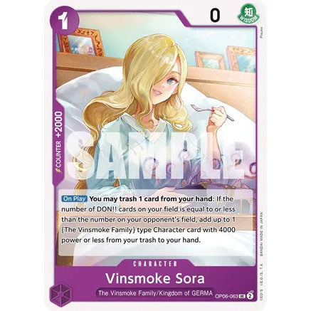 OPCG [OP06-063 UC] Vinsmoke Sora