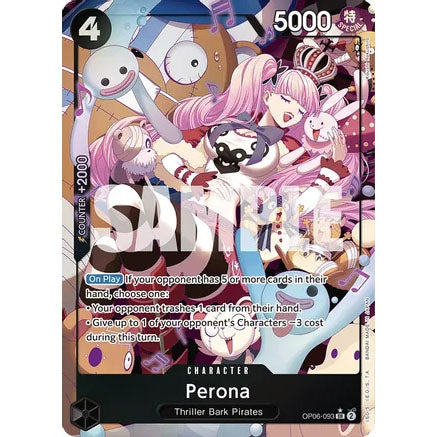 OPCG [OP06-093 SR] Perona (Alternate Art)