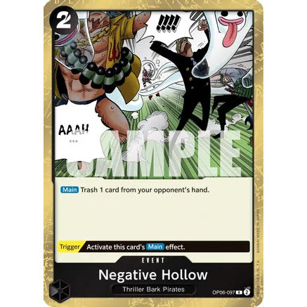 OPCG [OP06-097 R] Negative Hollow