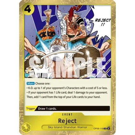 OPCG [OP06-116 R] Reject