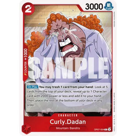 OPCG [OP07-004 R] Curly.Dadan