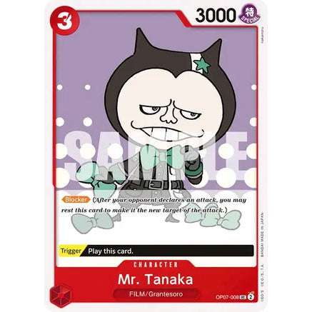 OPCG [OP07-008 UC] Mr. Tanaka