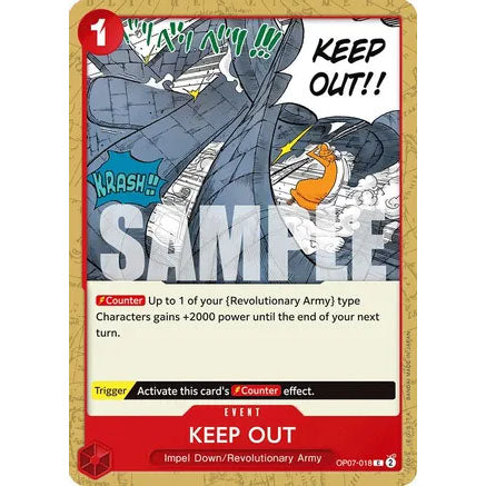 OPCG [OP07-018 C] Keep Out