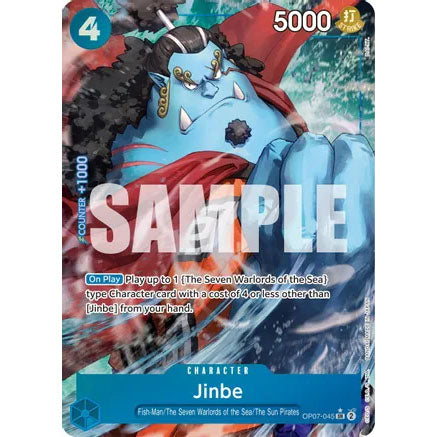 OPCG [OP07-045 SR] Jinbe (Alternate Art)