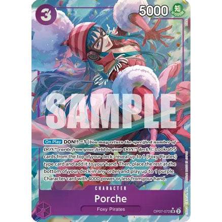 OPCG [OP07-072 SR] Porche (Alternate Art)