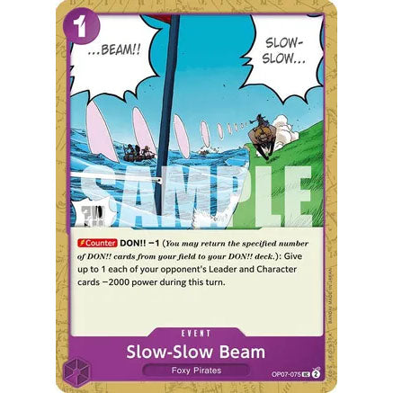 OPCG [OP07-075 UC] Slow-Slow Beam