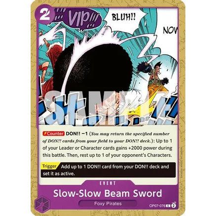 OPCG [OP07-076 C] Slow-Slow Beam Sword