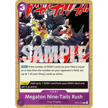 OPCG [OP07-078 C] Megaton Nine-Tails Rush
