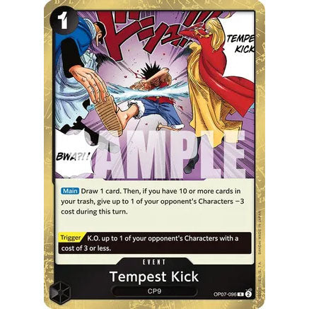 OPCG [OP07-096 R] Tempest Kick