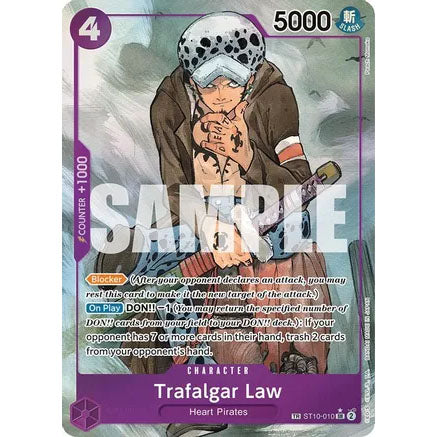 OPCG [OP07-ST10-010 SR] Trafalgar Law (Treasure Rare)