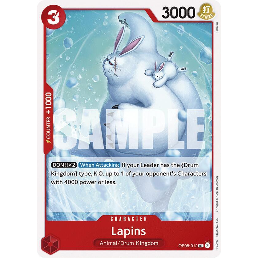 OPCG [OP08-012 UC] Lapins