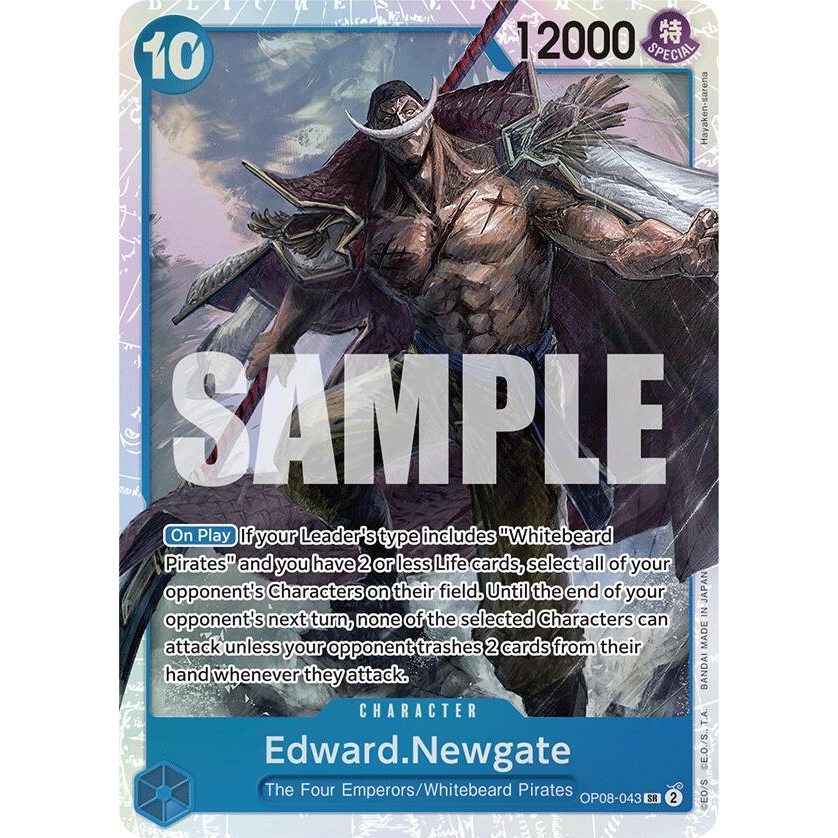 OPCG [OP08-043 SR] Edward.Newgate