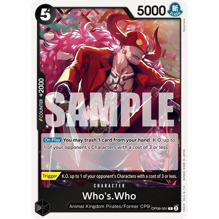 OPCG [OP08-091 R] Whos.Who