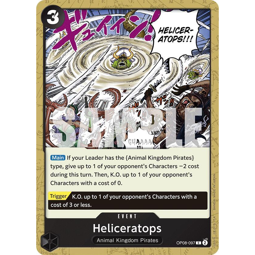 OPCG [OP08-097 C] Heliceratops