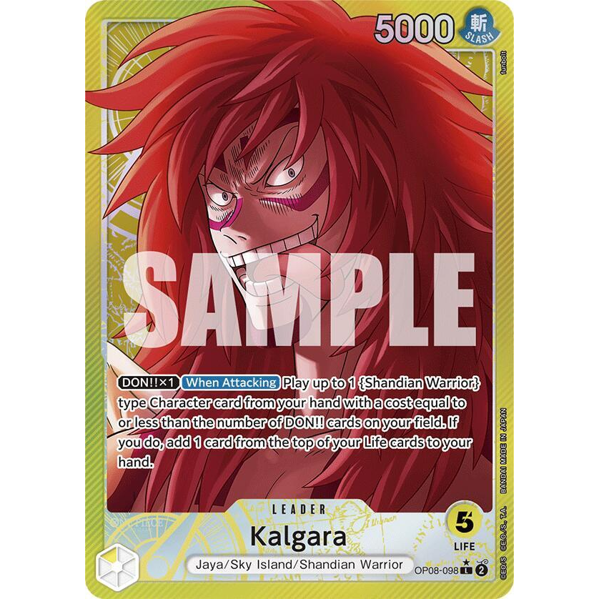 OPCG [OP08-098 L] Kalgara (Alternate Art)