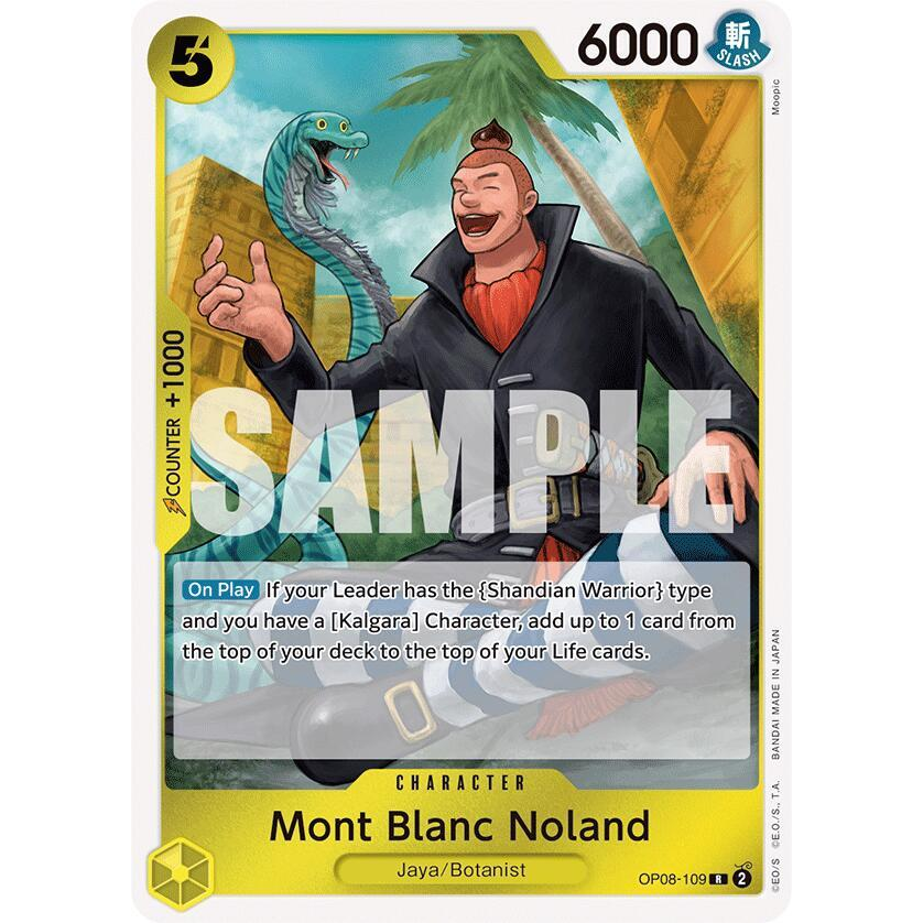 OPCG [OP08-109 R] Mont Blanc Noland