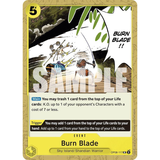 OPCG [OP08-117 UC] Burn Blade