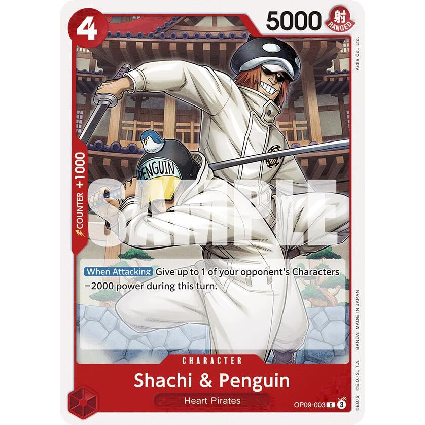 OPCG [OP09-003 C] Shachi & Penguin
