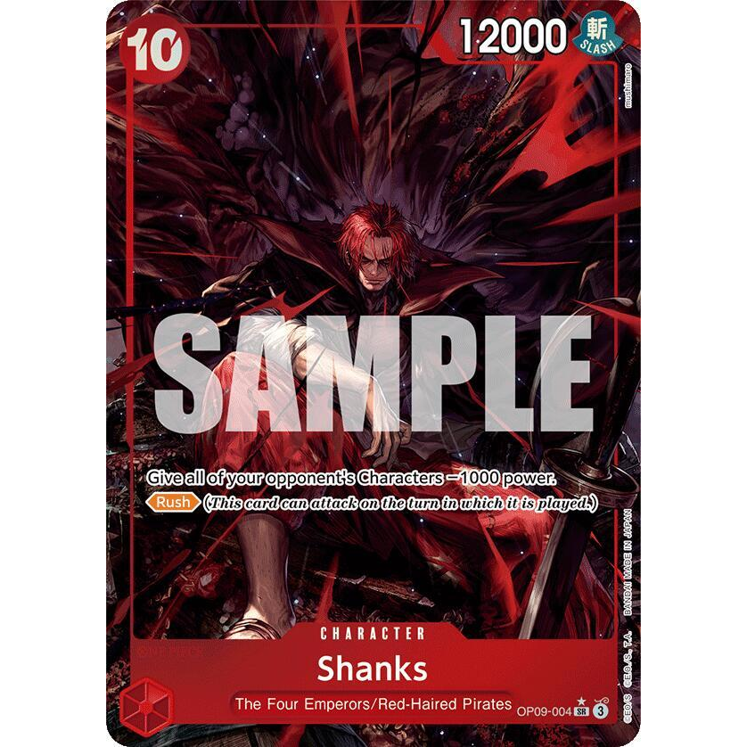 OPCG [OP09-004 SR] Shanks (Alternate Art)