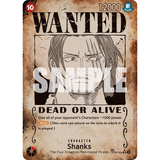OPCG [OP09-004 SR] Shanks  (Wanted Poster)