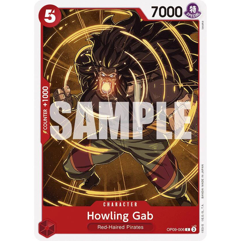 OPCG [OP09-006 C] Howling Gab