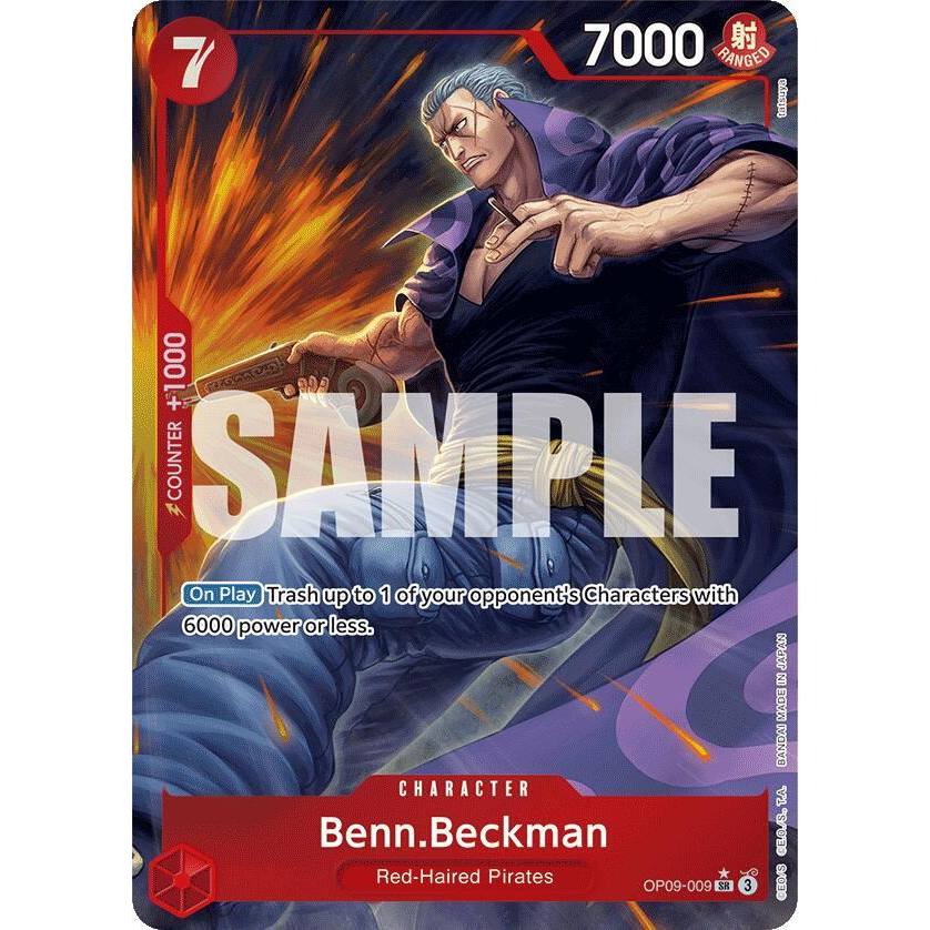 OPCG [OP09-009 SR] Benn.Beckman (Alternate Art)