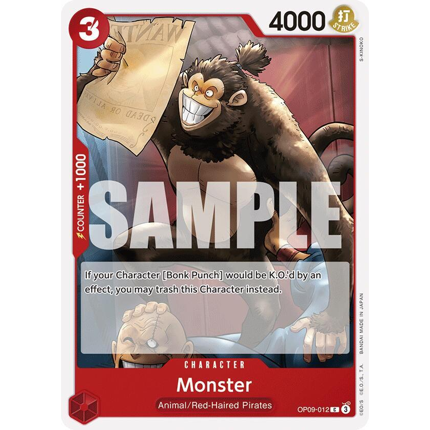 OPCG [OP09-012 C] Monster