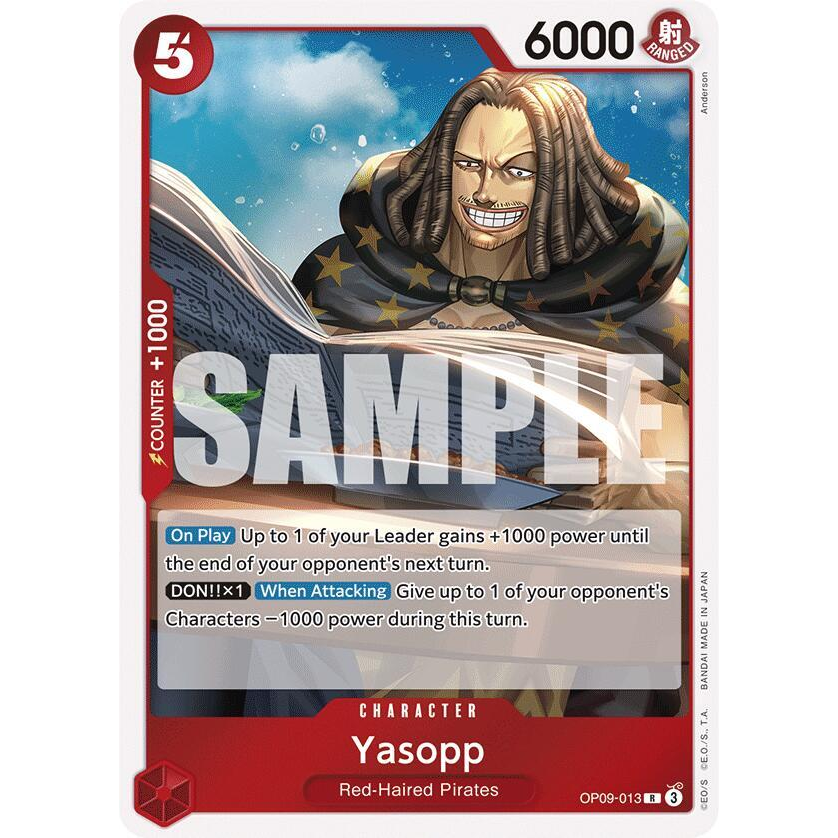 OPCG [OP09-013 R] Yasopp