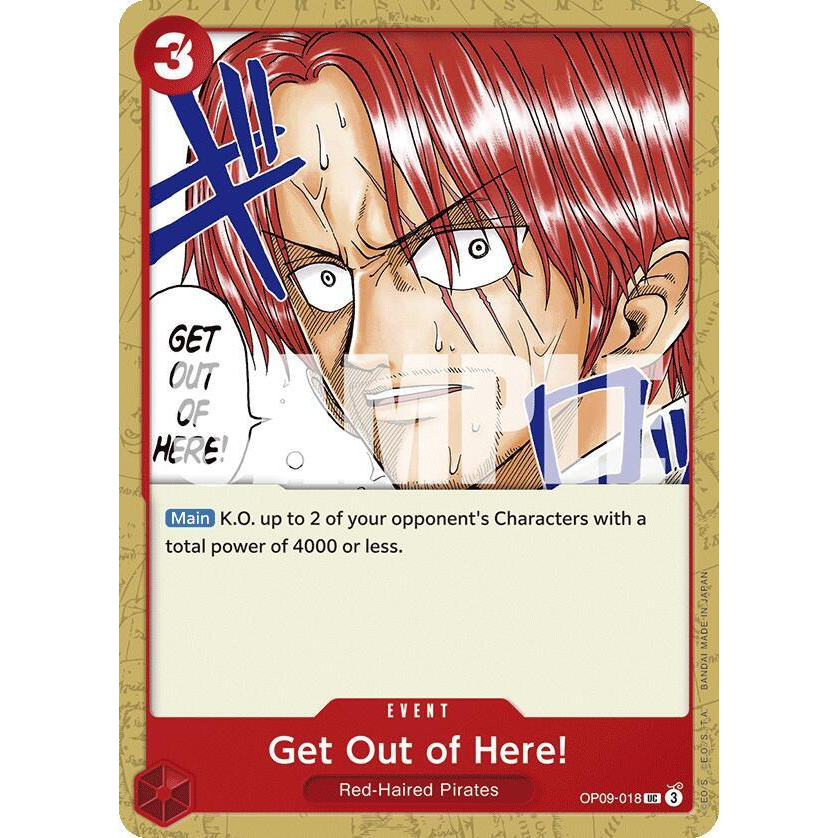 OPCG [OP09-018 UC] Get Out of Here!