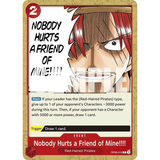 OPCG [OP09-019 C] Nobody Hurts a Friend of Mine!!!!