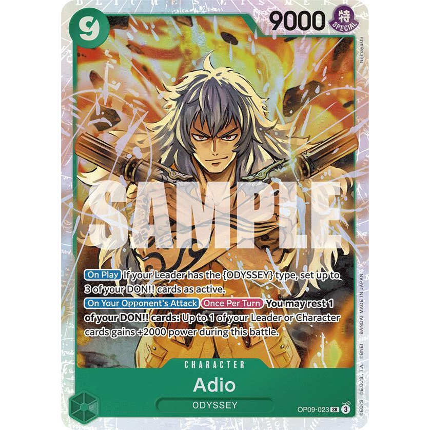 OPCG [OP09-023 SR] Adio