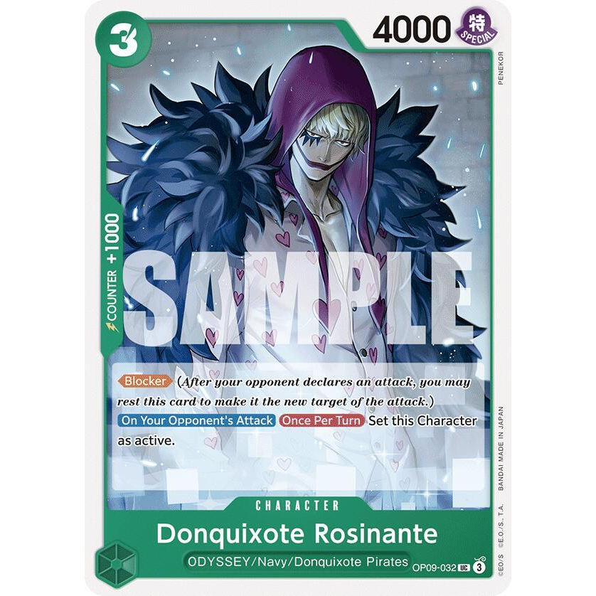 OPCG [OP09-032 UC] Donquixote Rosinante
