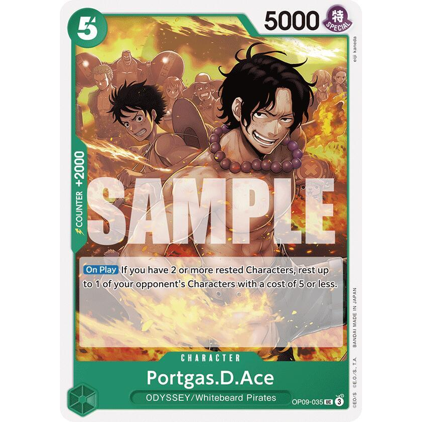 OPCG [OP09-035 UC] Portgas.D.Ace