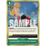 OPCG [OP09-039 R] Gum-Gum Cuatro Jet Cross Shock Bazooka