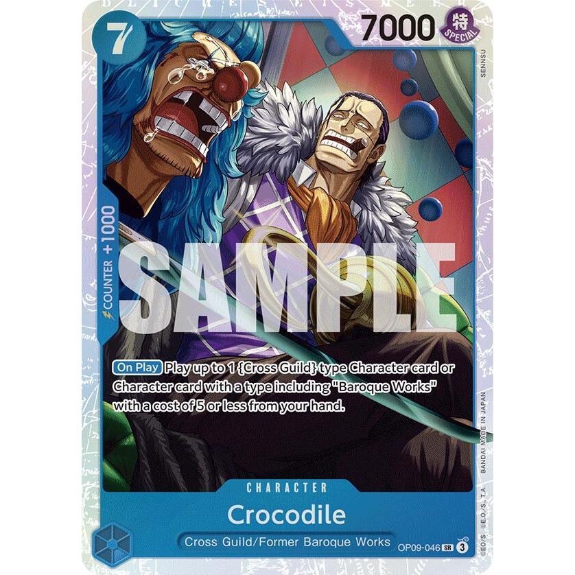 OPCG [OP09-046 SR] Crocodile
