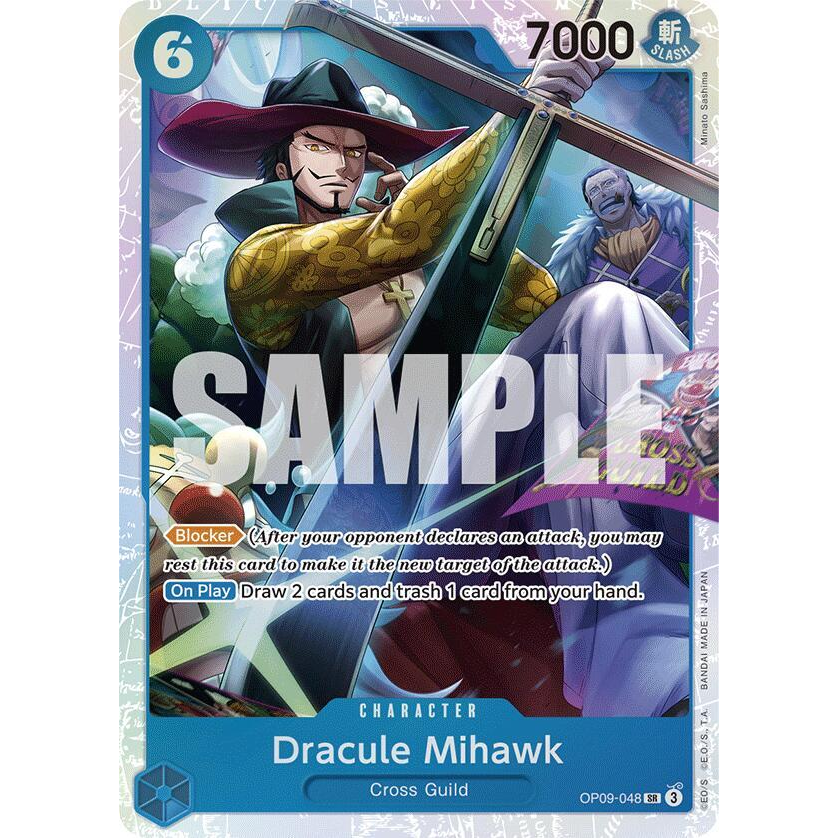 OPCG [OP09-048 SR] Dracule Mihawk