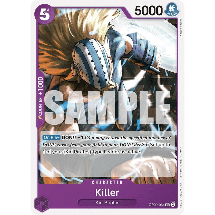 OPCG [OP09-064 UC] Killer